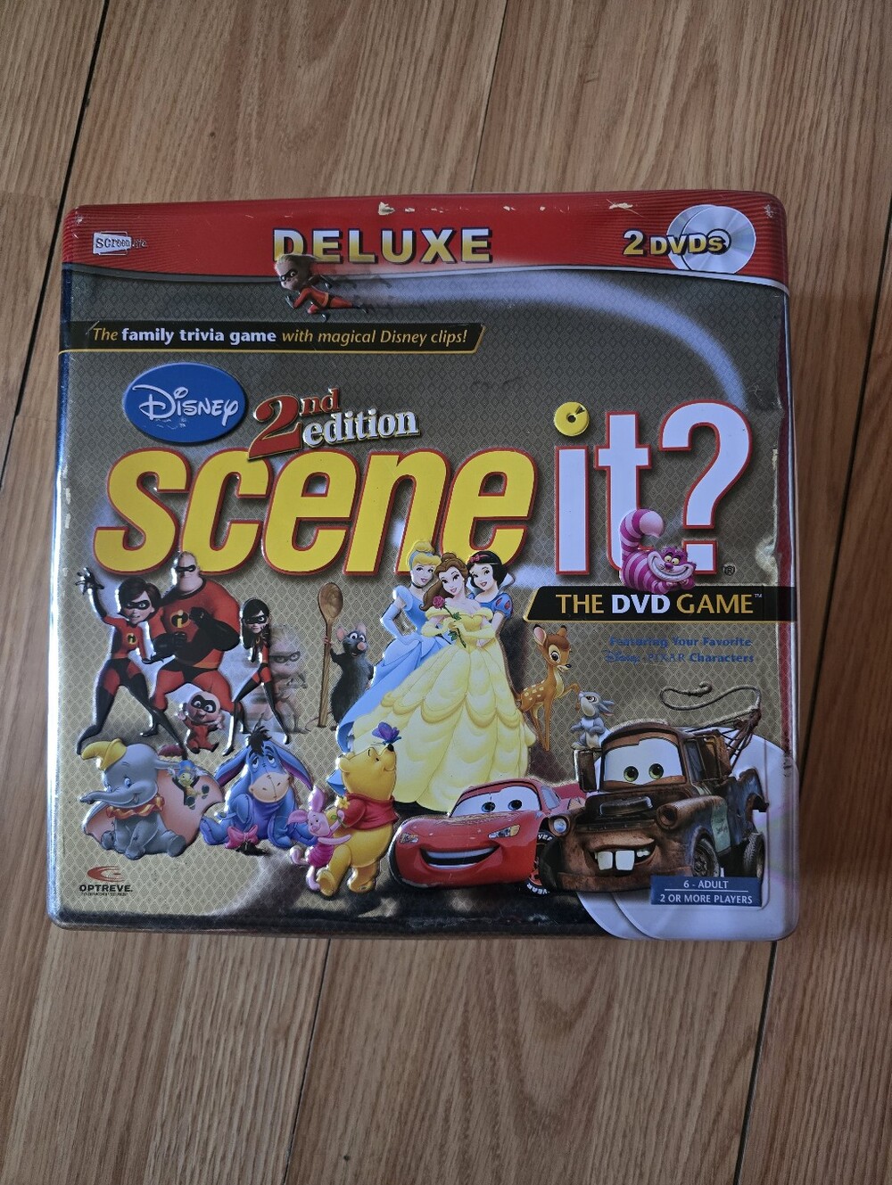 Scene It? Disney, 2nd Edition (Deluxe tin version), 2007 – ideal for family play